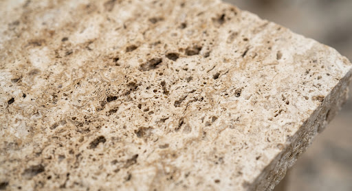 Travertine stone texture